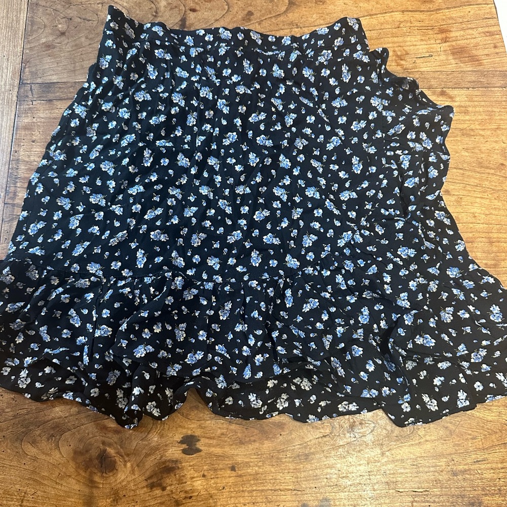 madewell floral skirt